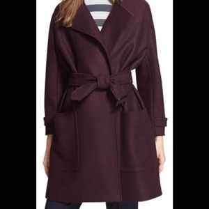 Burberry Heronsby Wool Coat size 6